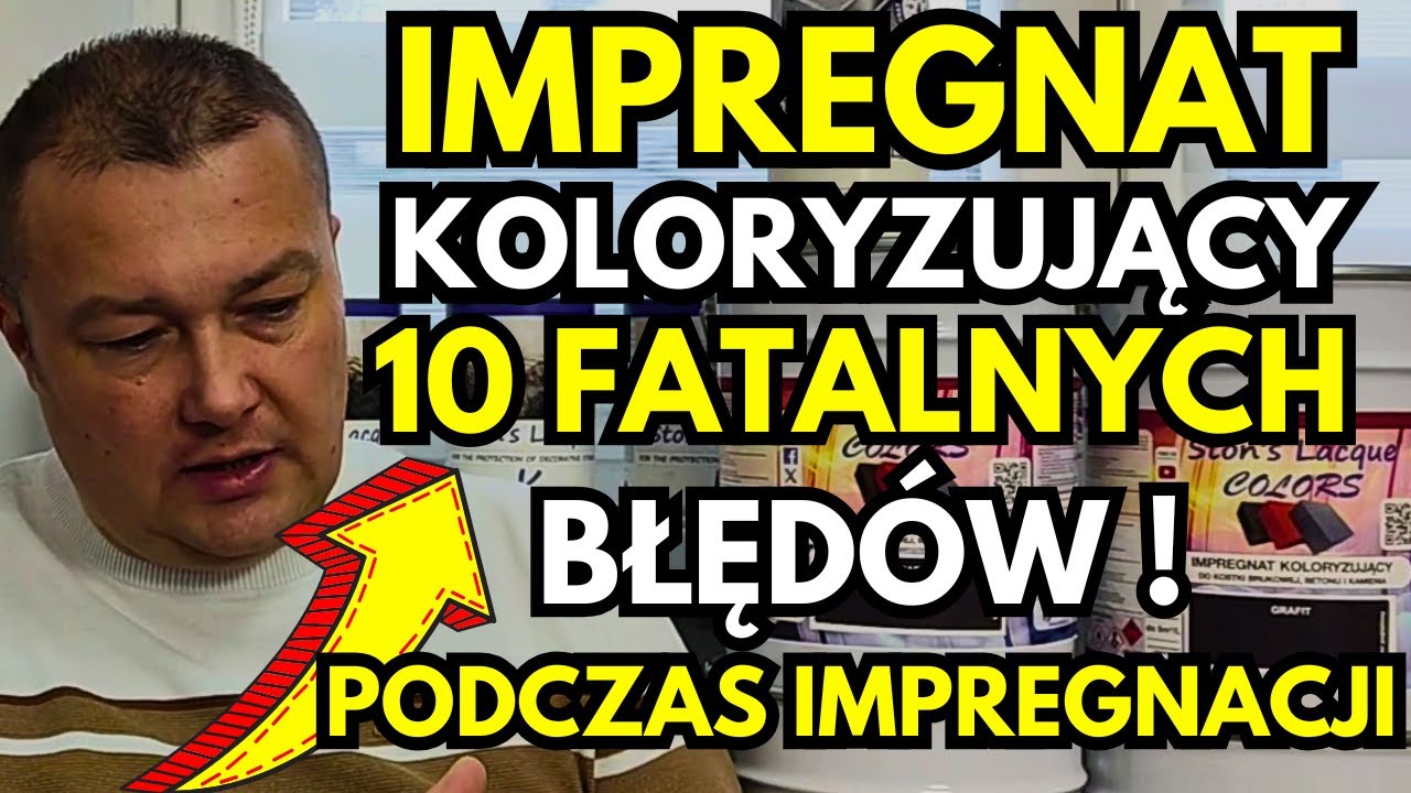 IMPREGNAT KOLORYZUJĄCY 10 BŁĘDÓW, KTÓRE MOŻESZ POPEŁNIĆ PODCZAS IMPREGNACJI KOSTKI BRUKOWEJ