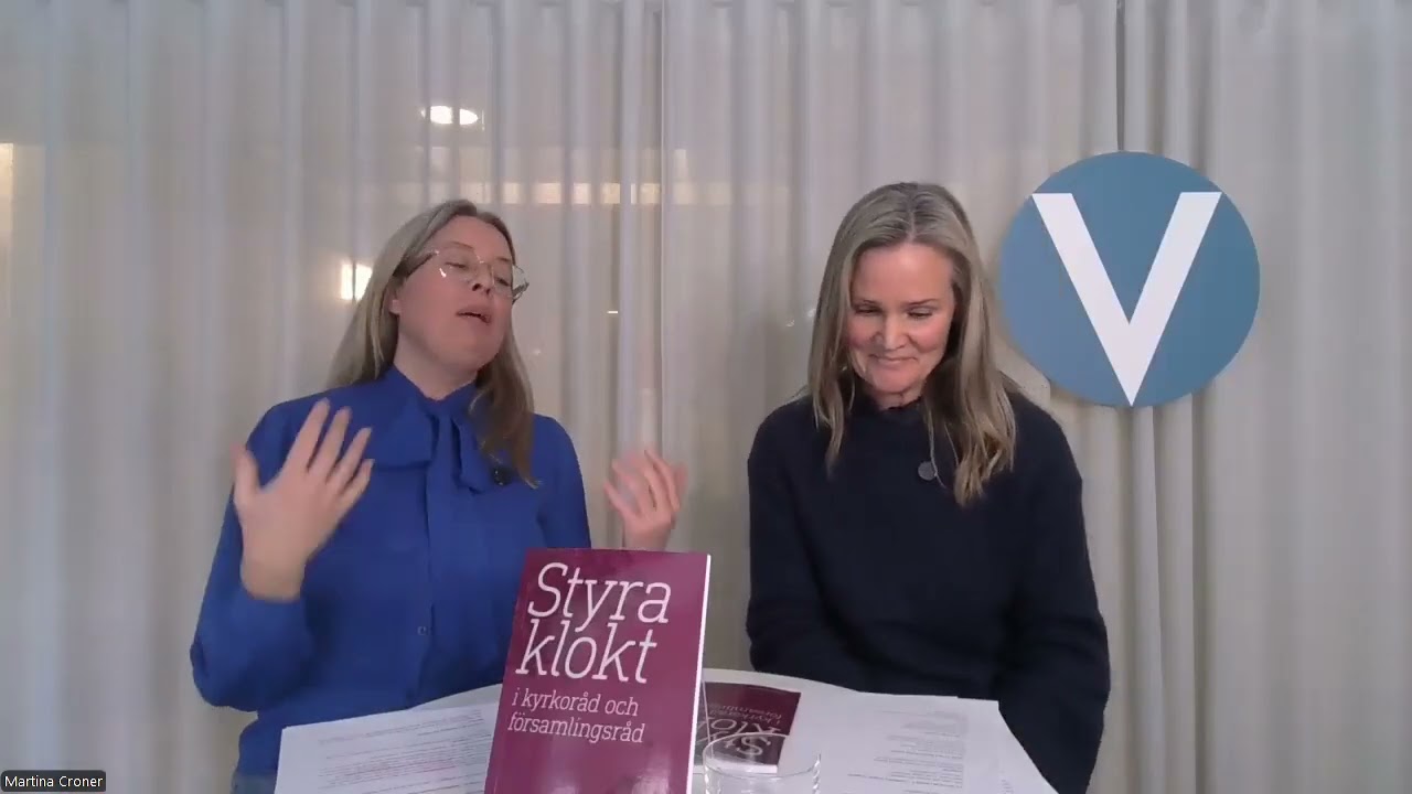 Rolltagande i kyrkoråd och församlingsråd – webbinarium med Hanna Nyberg