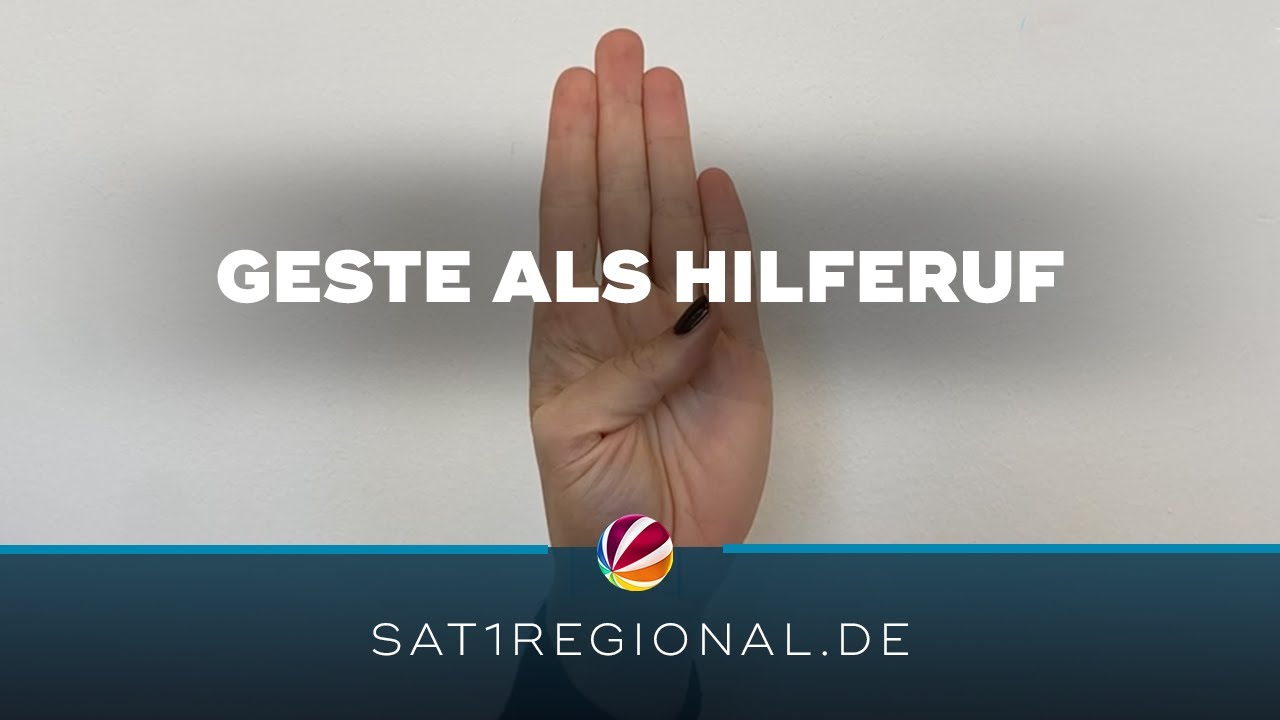 Heimlicher Hilferuf: Jeder sollte dieses Handzeichen kennen