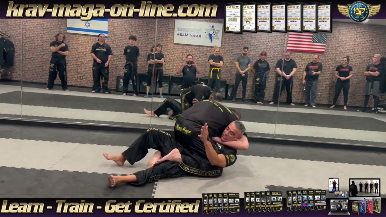 How to Apply The Guillotine 5 Different Ways to - Krav Maga & Bjj Complete  Seminar - Alain Cohen