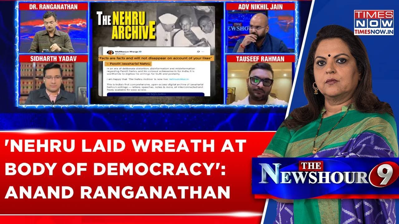 Anand Ranganathan Exposes Hypocrisy Of Congress, Nehru-Gandhi Family As Nehru Archive Goes Digital
