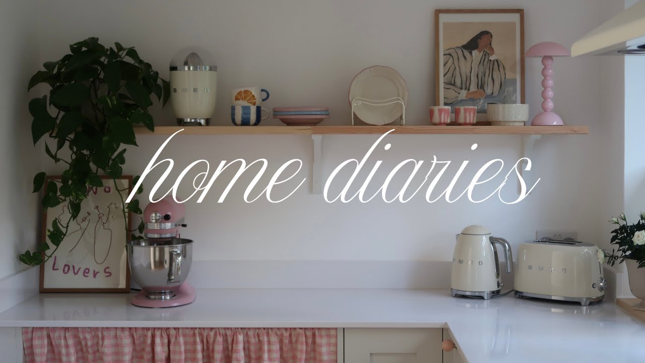 home diaries | bedroom updates, new chair, big Zara Home haul and redecorating & organising kitchen