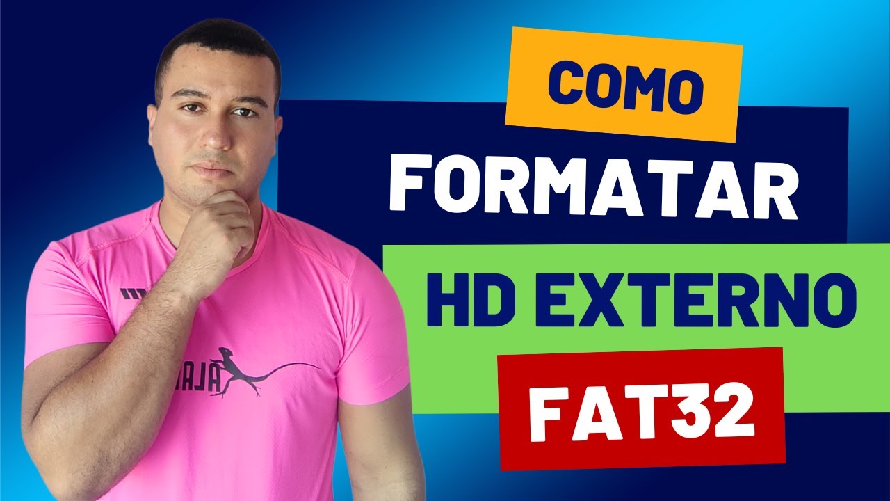 Como formatar um hd externo em fat32💾✨