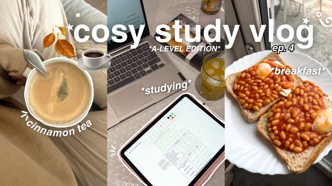 *РЕАЛИСТИЧНЫЙ* Видеоблог по подготовке к A-LEVEL (4) | много чая, заметки на iPad, домашнее задан...
