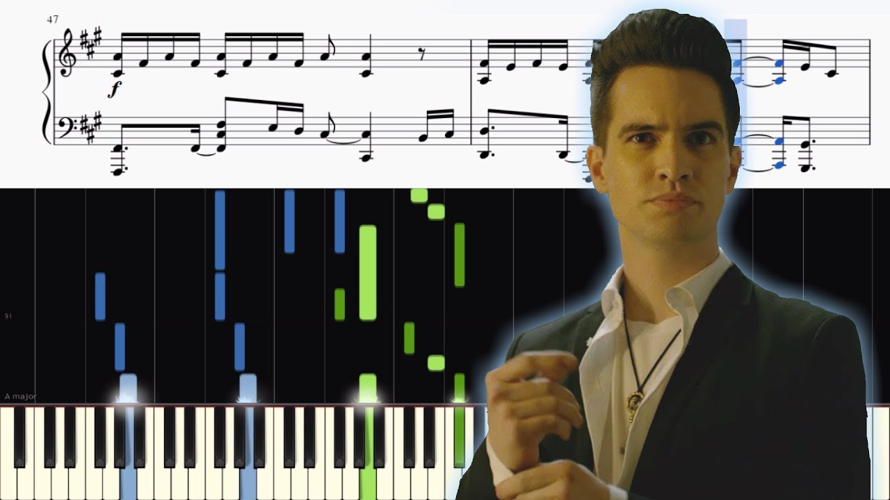 Panic! At The Disco - Say Amen (Saturday Night) - ADVANCED Piano Tutorial + SHEETS