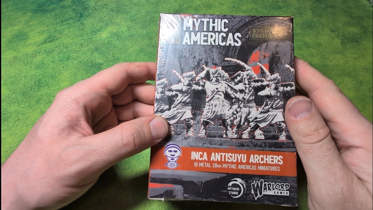 Unboxing the Inca Antisuyu Archers for Mythic Earth from Mythicos Studios