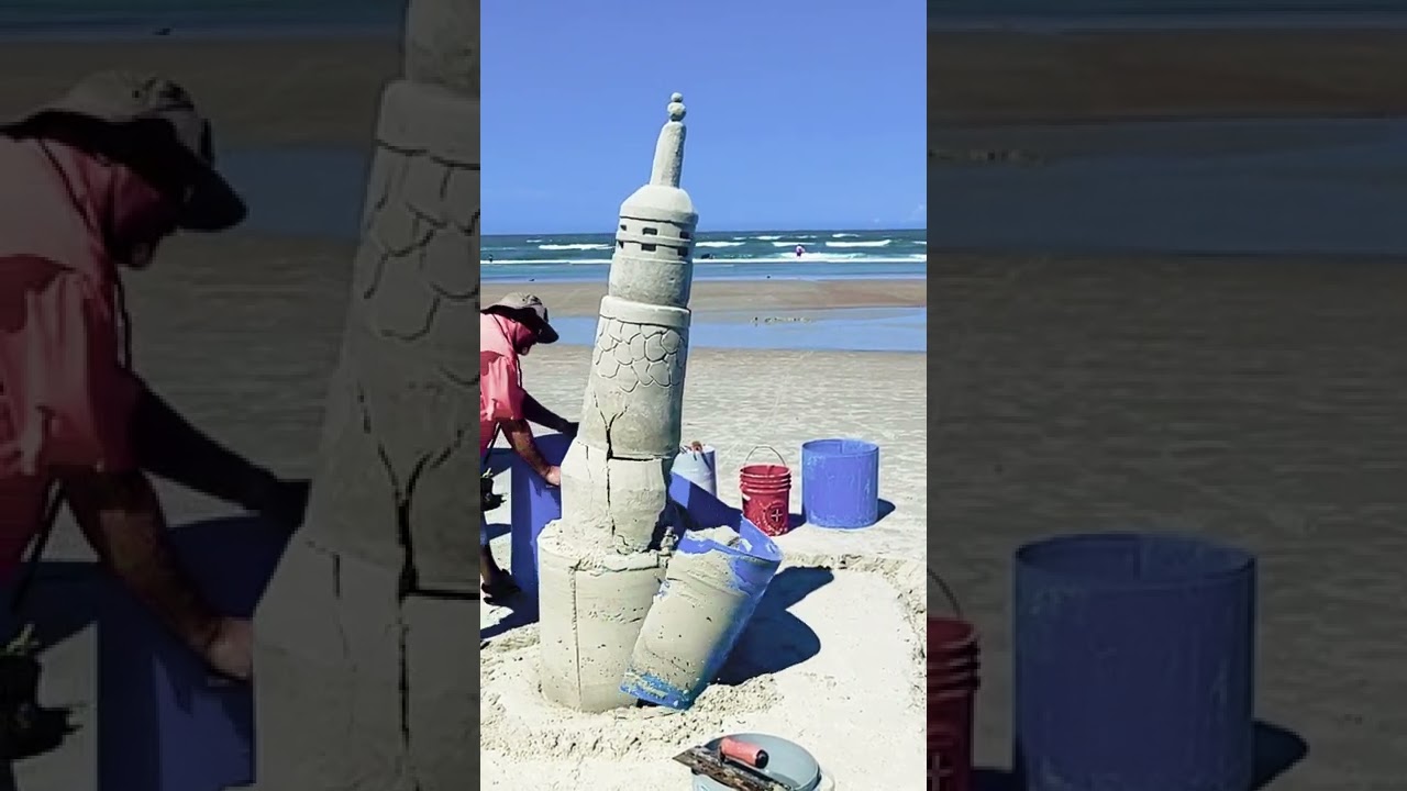 Sand Castle Collapse - #shorts