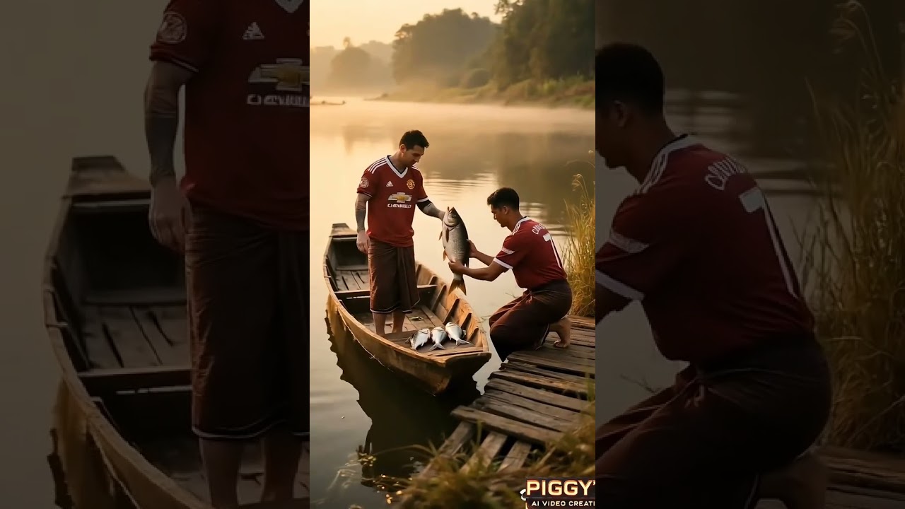 messi and Ronaldo 🙂 #ai #messi #ronaldo #worldexplorer #audio #earthviews #music #earthviews #neymar