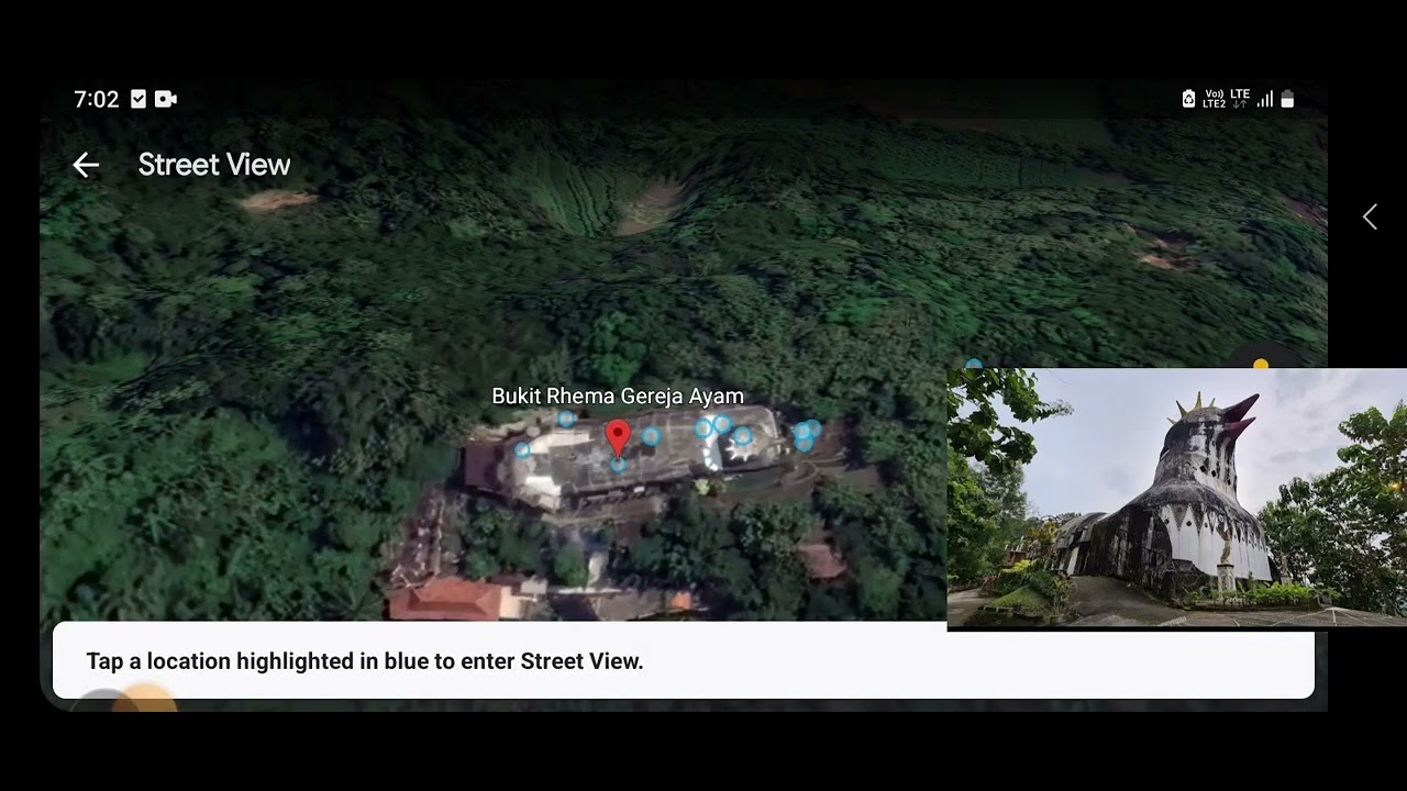 bukit Rhema Gereja Ayam google earth map shorts #earth #views #earthquake #r2googleearth #viral