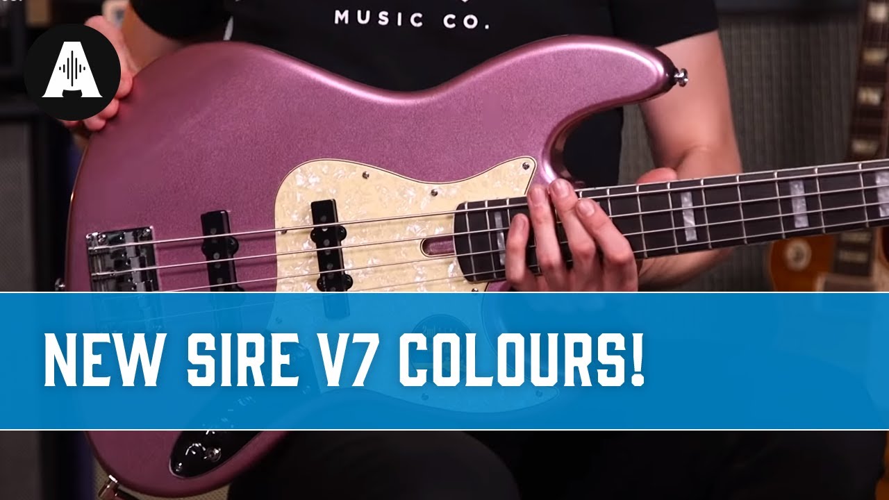 New Sire V7 Finishes - Colours as Funky as the Basses!