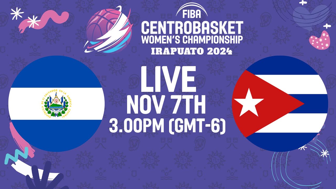El Salvador v Cuba | Full Basketball Game | FIBA Centrobasket Women's Championship 2024