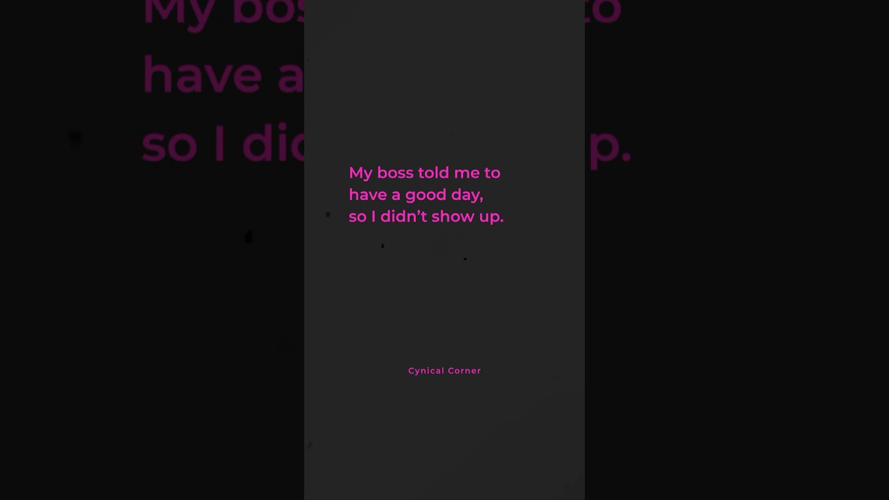 Relatable sarcasm. #cynicalcorner #funnymeme #textpost #sarcastic #humor