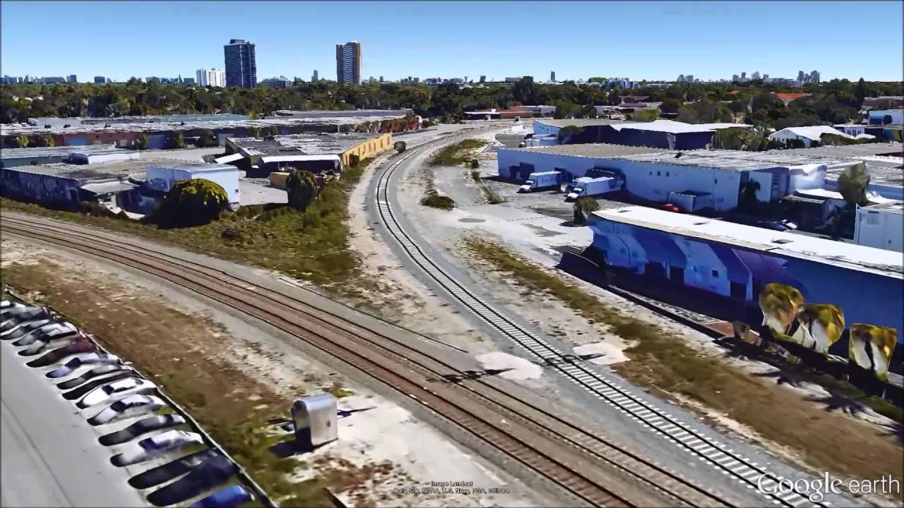 Tri-Rail Downtown Miami Link Route Simulation