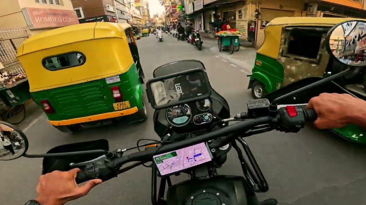 How to Survive Bangalore Evening Traffic | Golden Hour Himalayan | POV