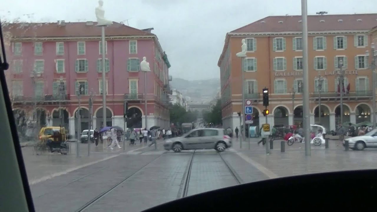 TRAM Nice trajet Garibaldi à Henri Sappia