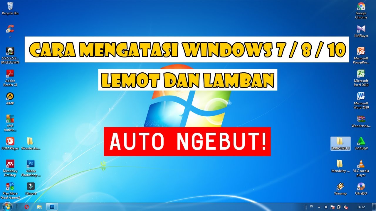 Cara Mengatasi Windows 7, 8 Dan 10 Yang Lemot Di Laptop/Komputer 100% Berhasil