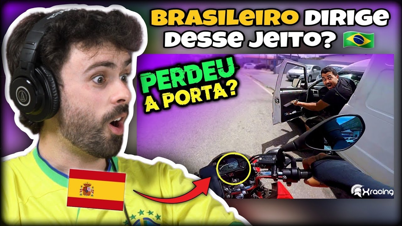 espanhol reage a SUSTOS DE MOTOS  (EP. 215) | Xracing
