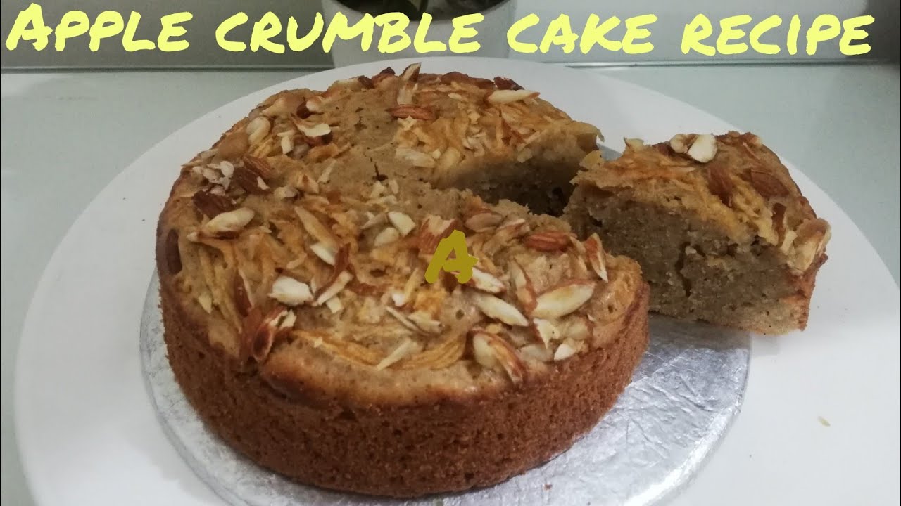 Apple crumble cake recipe | How to make apple crumble cake | apple cake #applecrumble #applecake