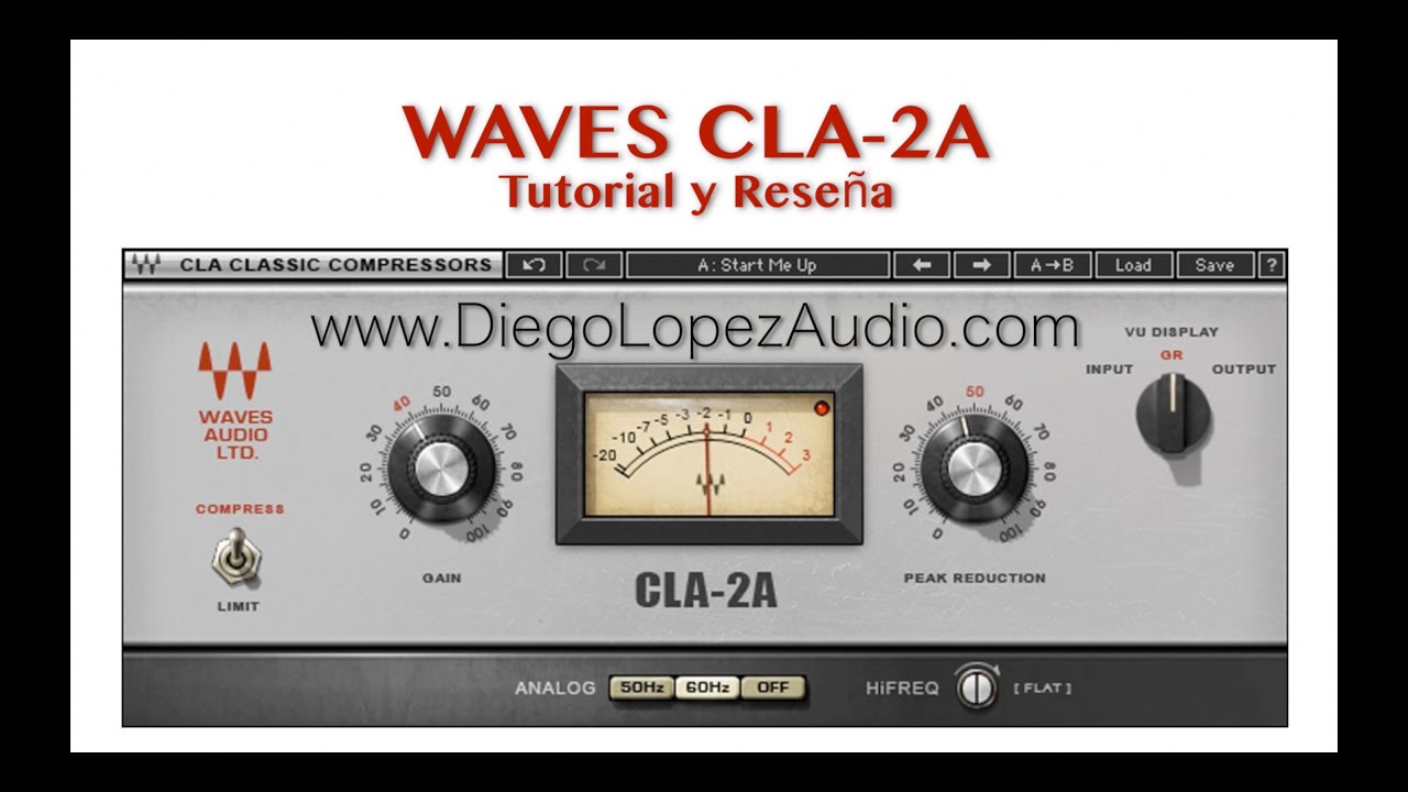 WAVES CLA-2A, Tutorial y Reseña - Lecciones de Grabación con Diego López