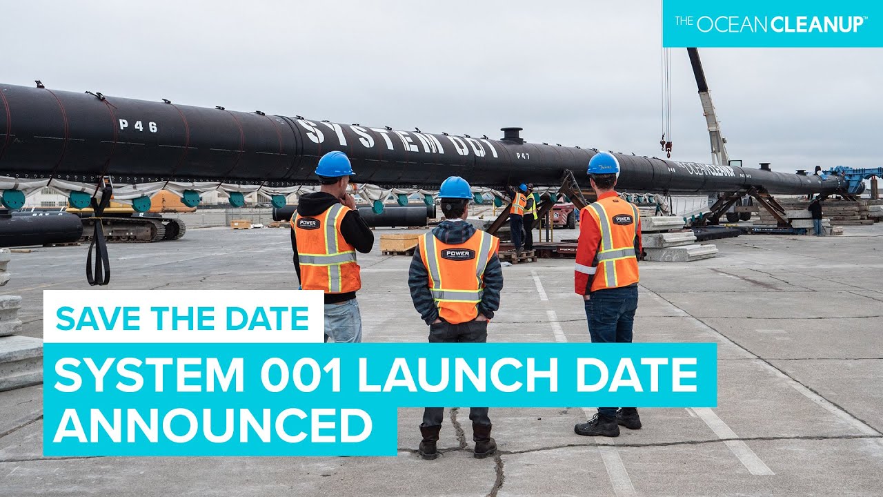 The Ocean Cleanup System 001 Launch Date Announced