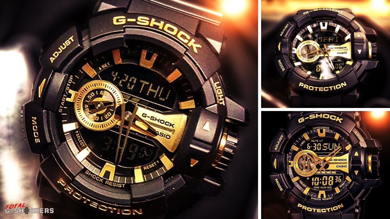 Casio G-Shock Analog-Digital Metallic Face Watch GA400GB-1A9