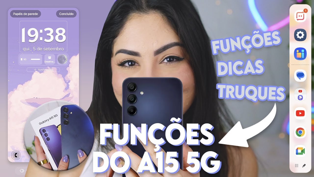 TUDO QUE O A15 5G FAZ | DICAS e Truques do Galaxy A15 5G!