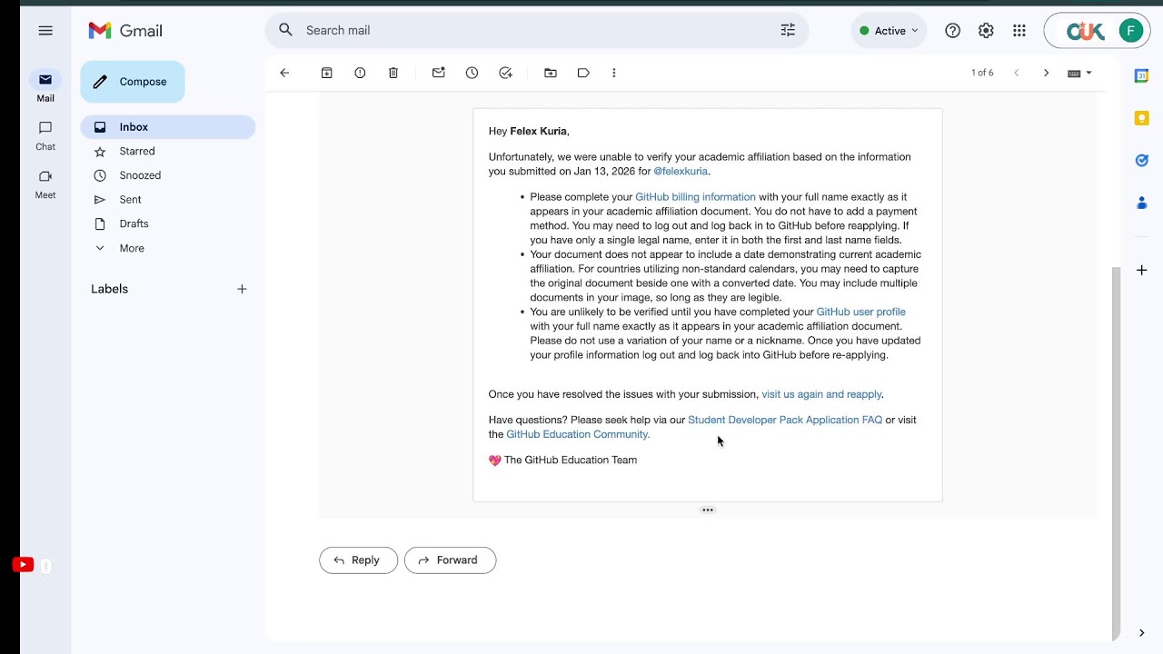 Applying For Github Student Peeks