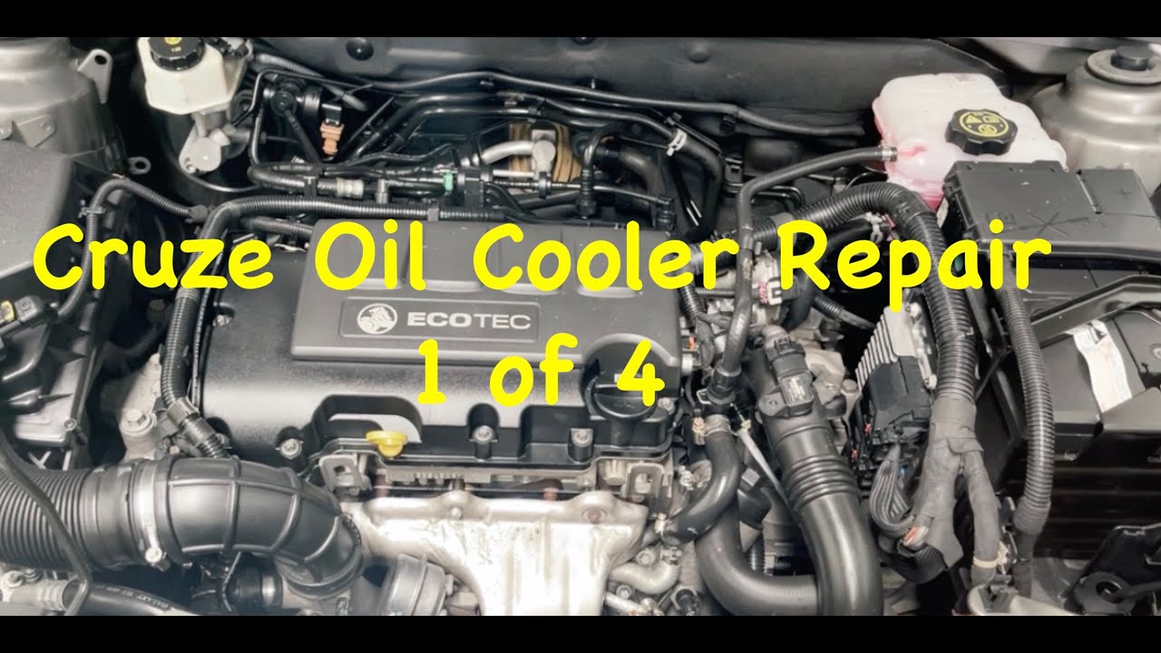 Ремонт масляного радиатора Cruze 1.4. Пошаговая инструкция. Часть 1 из 4