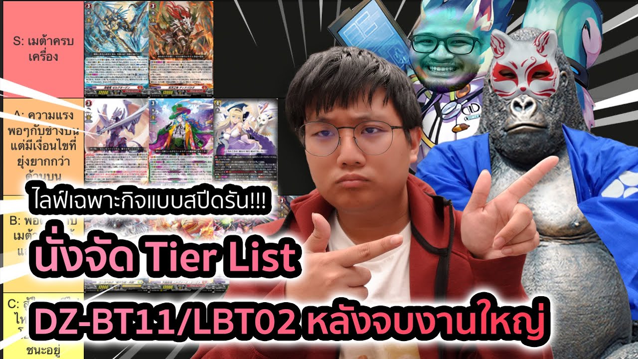 ไลฟ์เฉพาะกิจแบบสปีดรัน: จัดเทียร์ลิสแพทช์ DZ-BT11 หลังงาน WGP Deluxe SS4 ที่ผ่านมา 