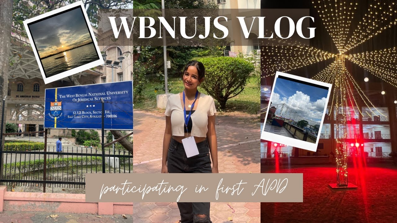 NUJS Vlog I Debating at first offline APD I exploring Kolkata etc l NLU vlogs
