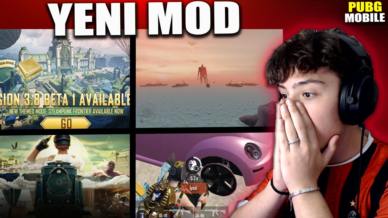 SONUNDA EFSANE YENİ MOD! 😱 TREN VE YENİ EKLENTİLER... FURY TOSBAGA  -PUBG MOBİLE