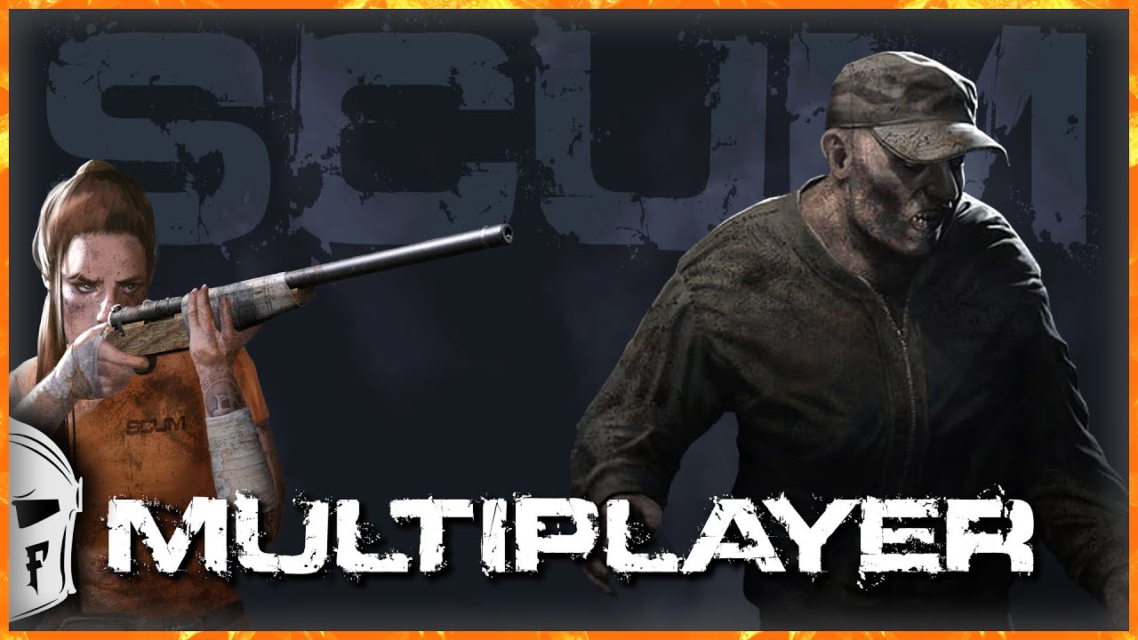SCUM Multiplayer Session | Krehfen & Bodie run with the Helmet Man