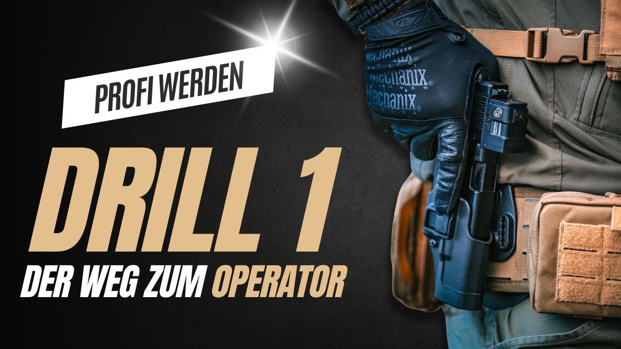 Die wichtigsten Drills mit der Pistole | DRAW | Korrektes Ziehen | PRESENT YOUR GUN | Drill #01