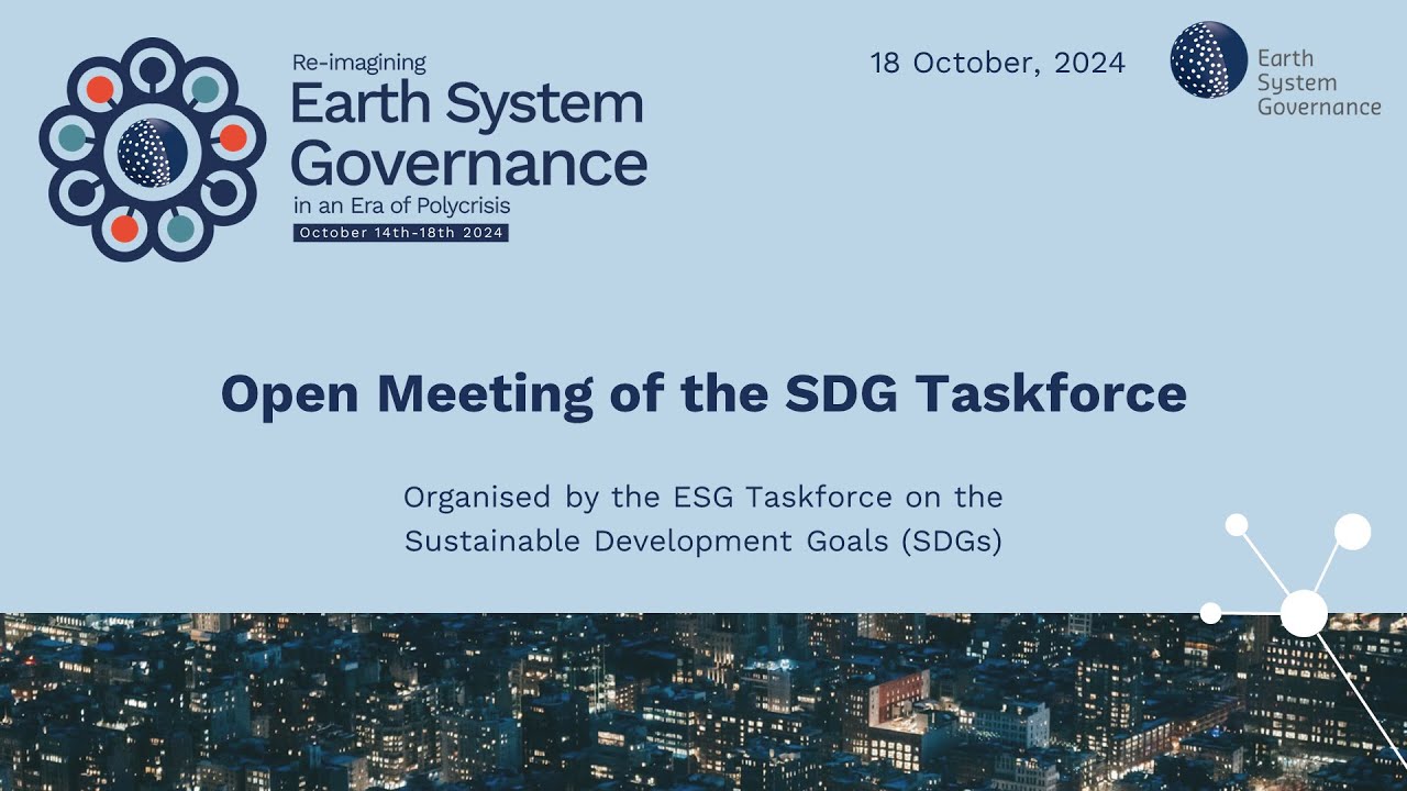 Open Meeting of the SDG Taskforce