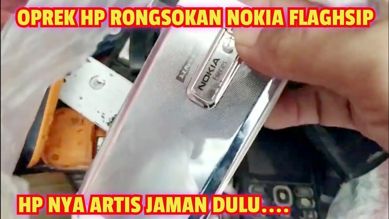 OPREK HP RONGSOKAN NOKIA FLAGHSIP JAMAN DULU
