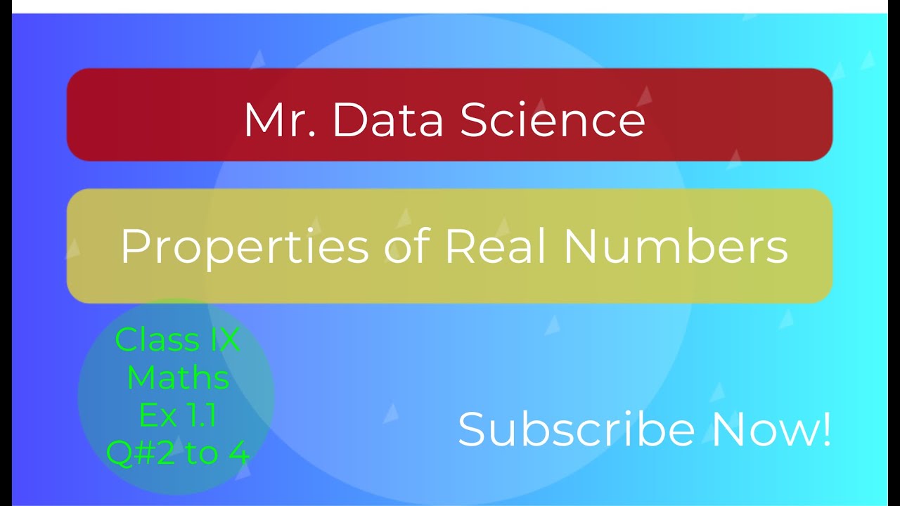 Class 9 Mathematics | Properties of Numbers and Number Line | Exercise 1.1 Q2, Q3 & Q4 Solutions