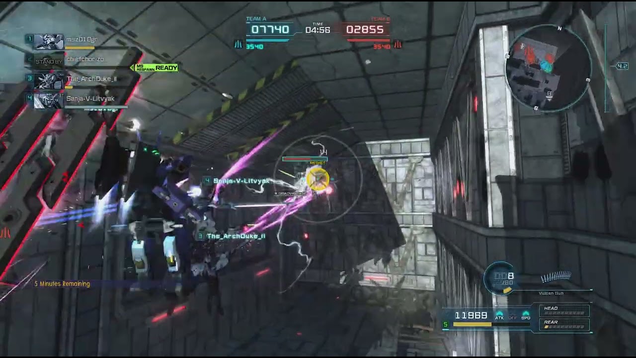 Gundam Battle Operations 2 - G-doors in space again?