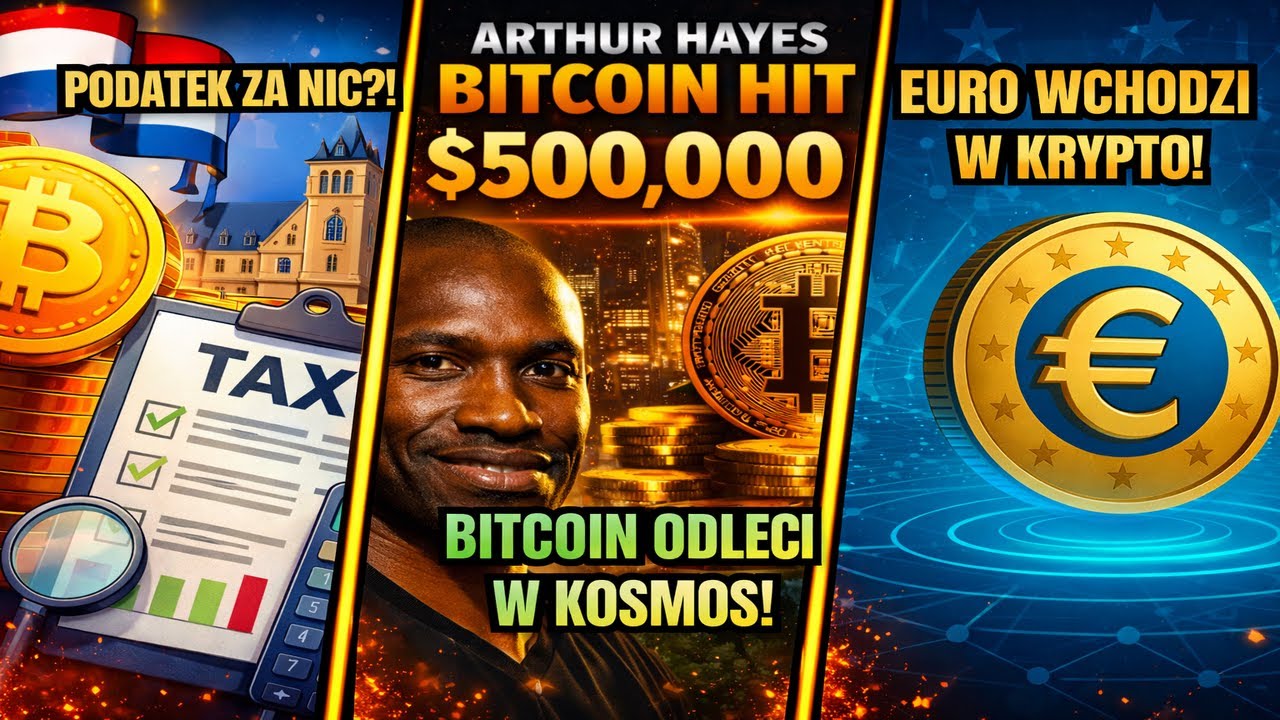 Krypto Wiadomości 24.01.26: USA uderza na Karaibach! , Hayes wieszczy „kosmiczny” Bitcoin, EU-token