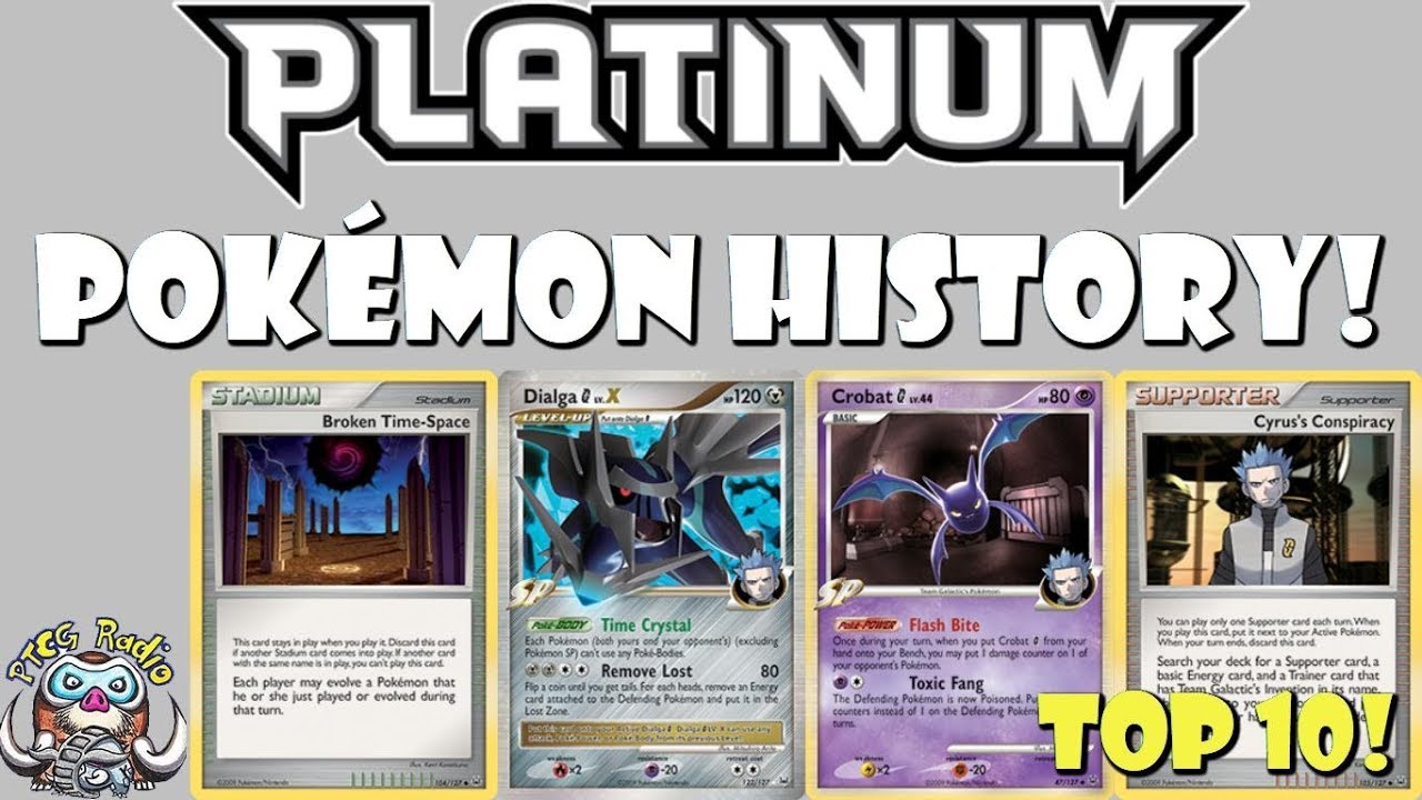 Pokémon TCG History: Platinum! (Top 10 Cards)