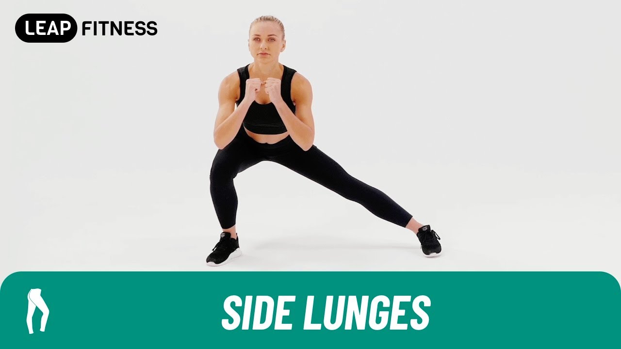 How to Do：SIDE LUNGES