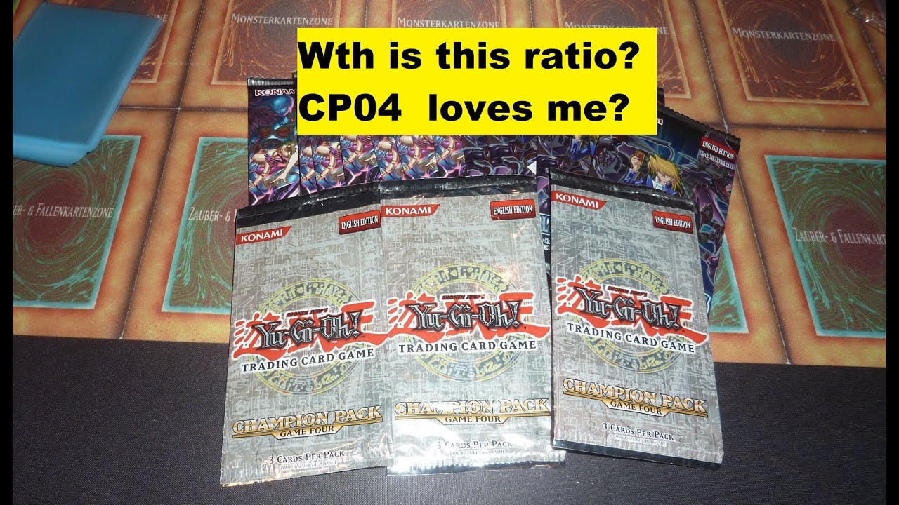 Yugioh Champion Pack 4 opening - crazy ratio!