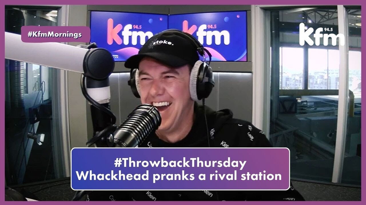 Whackhead makes the Kfm Mornings team laugh out loud with this epic prank