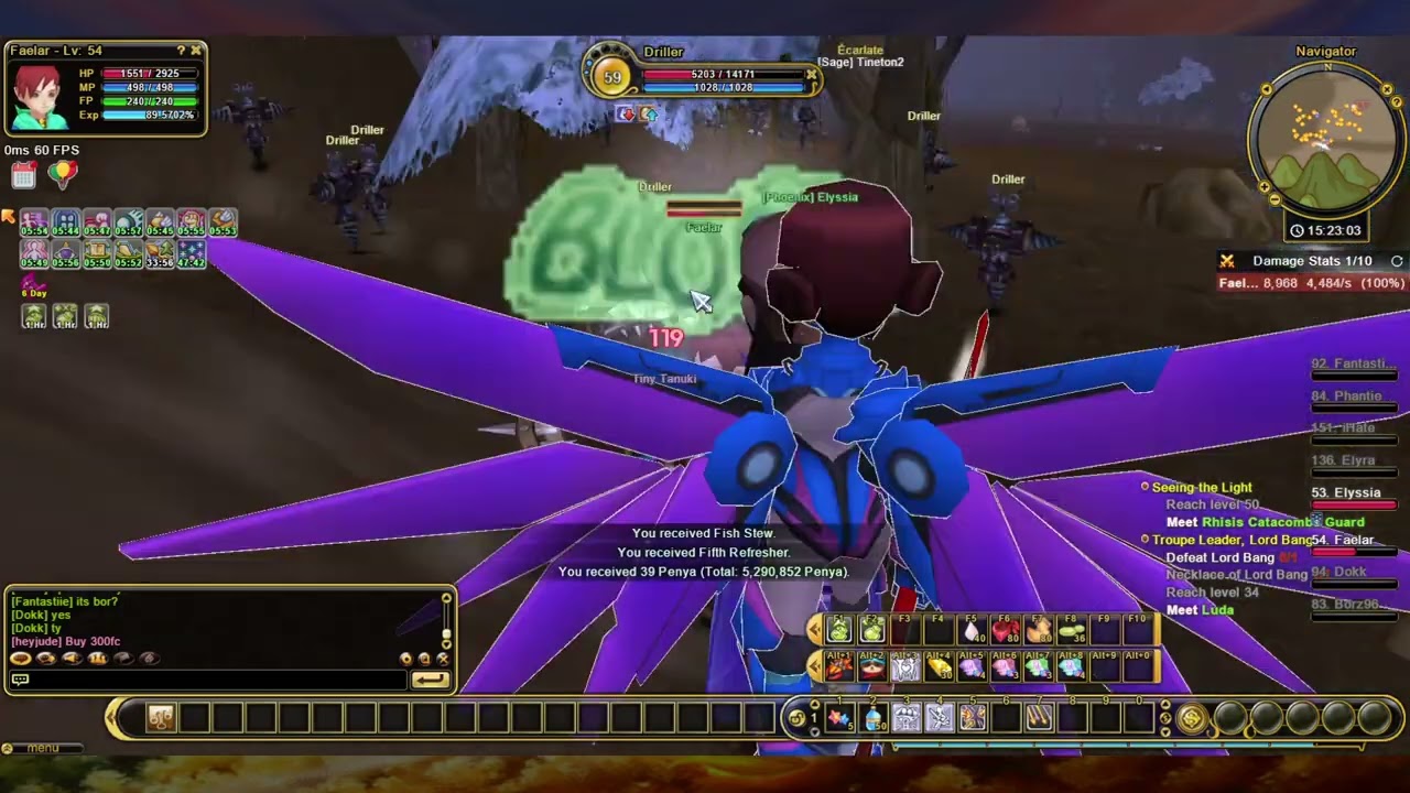 [#25] Acrobat Level 54 - Flyff Universe Totemia