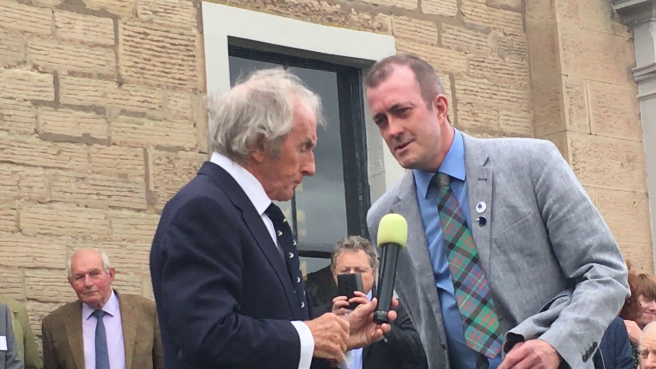 Three-time F1 World Champion Sir Jackie Stewart opens Jim Clark Motorsport Museum