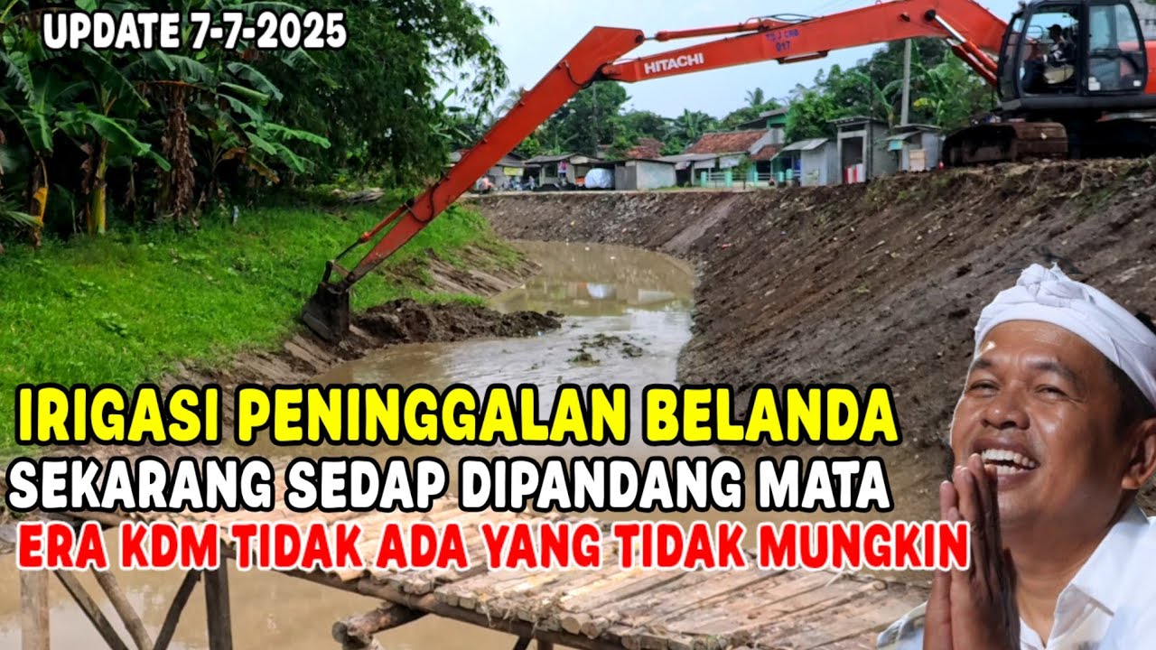 YANG TADINYA KUMUH SEKARANG TERLIHAT INDAH || IRIGASI CIKUMPENI KAMPUNG CIJENGKOL