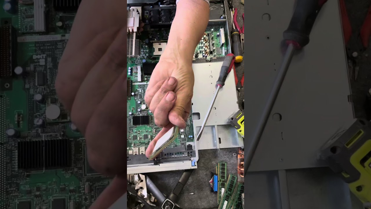 Scraping a Dell  power edge model 1850 manufactured in the early 1980s what will we find? Gold?