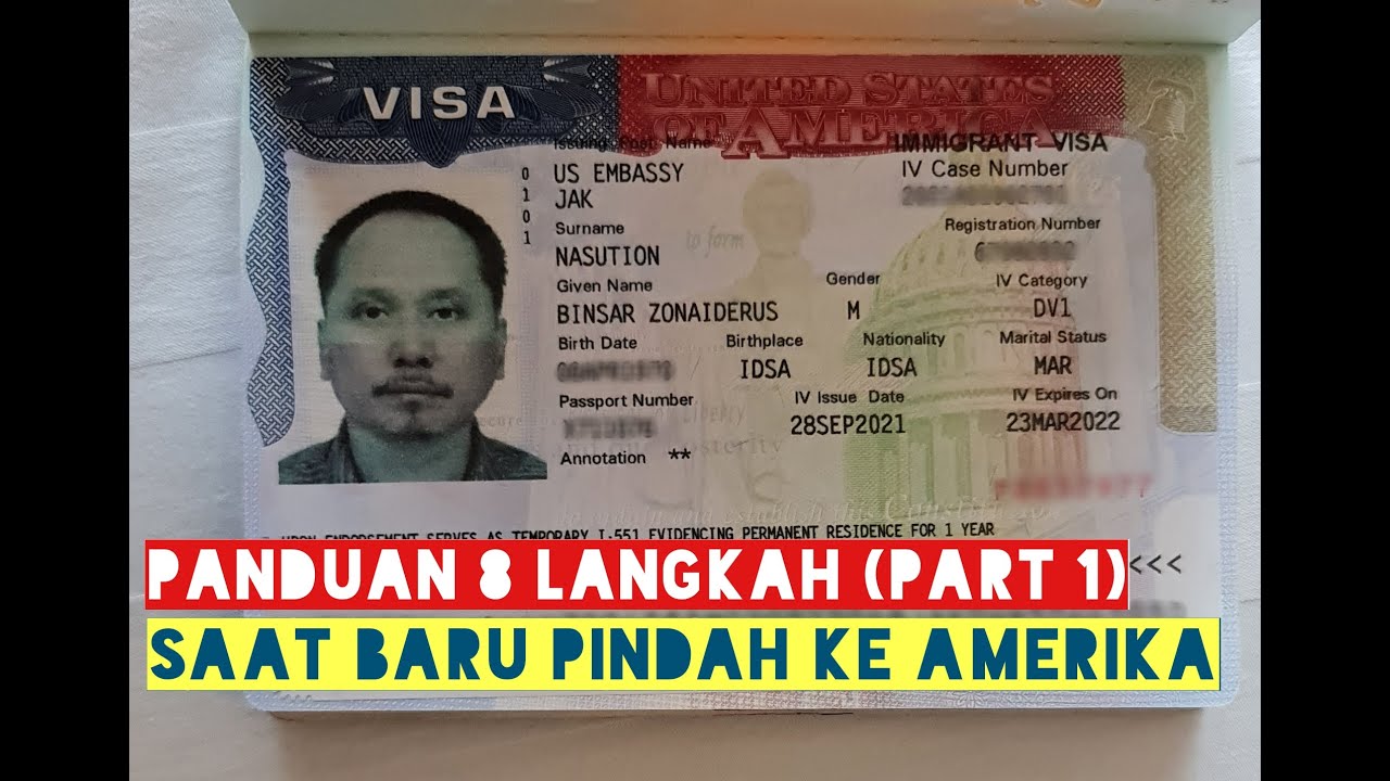 Panduan 8 Langkah Saat Baru Pindah ke Amerika Lewat Jalur Green Card (Part 1)