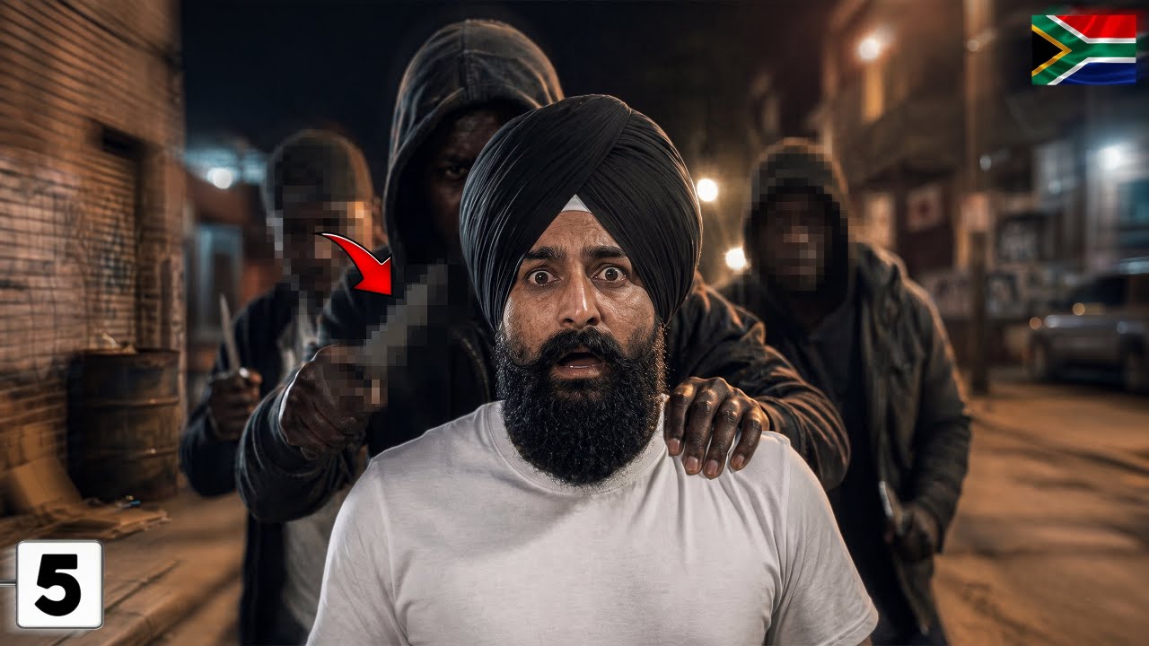 ਡਰਬਨ ਚ ਚਾਕੂ ਲੈਕੇ 3 ਜਣੇ ਆਏ ਹਮਲਾ ਕਰਨ🤯 Knife Attack in Durban front of Hostel