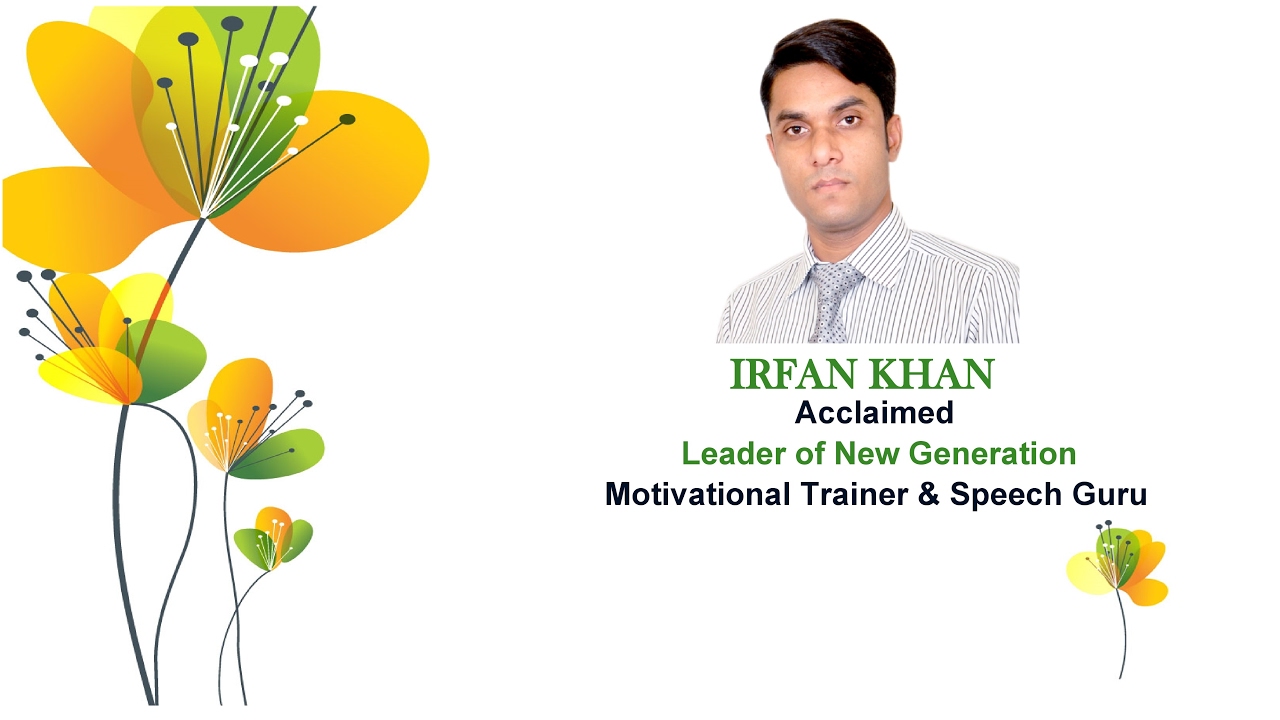IrFAN Khan ,Nagpur,Motivational Trainer,mlm ,Author ,Anchor