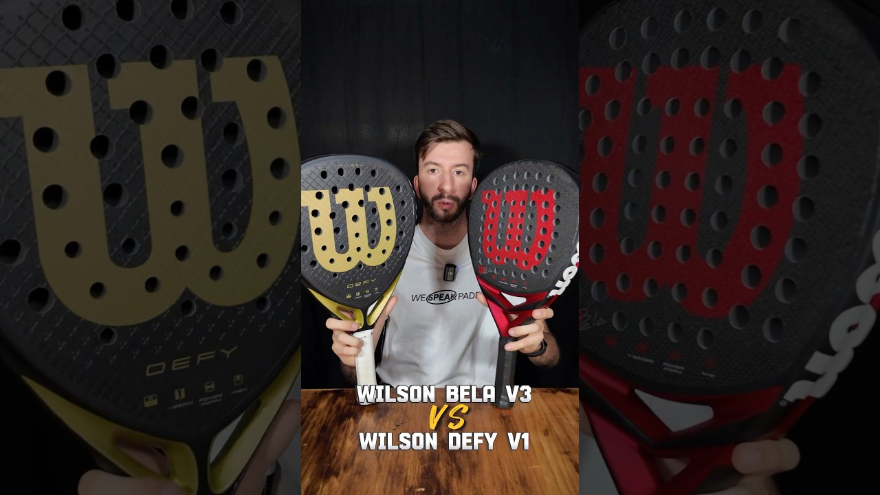 WILSON BELA V3 VS WILSON DEFY V1 // #padel #shorts #fyp